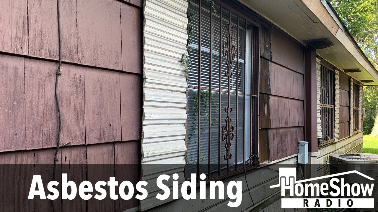 Siding asbestos shingles