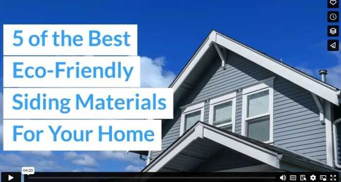 5 of the Best Eco-Friendly Siding Materials For Your Home